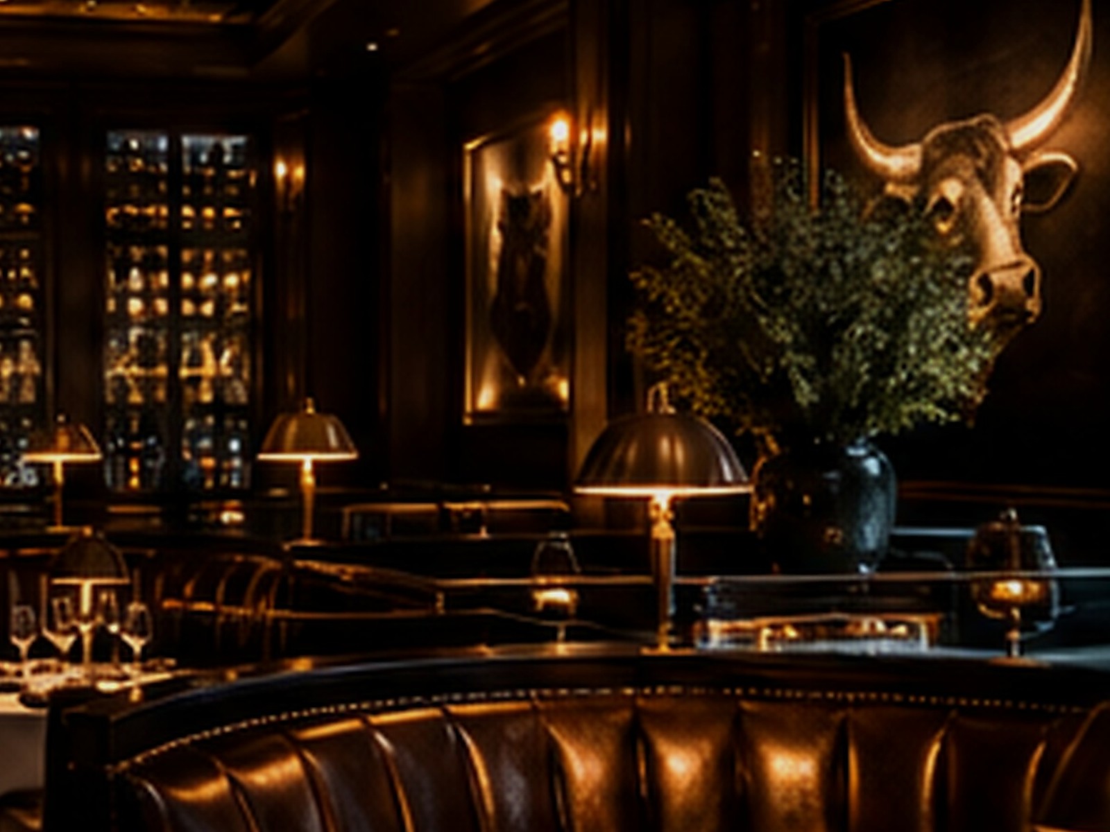 Representative steakhouse interior