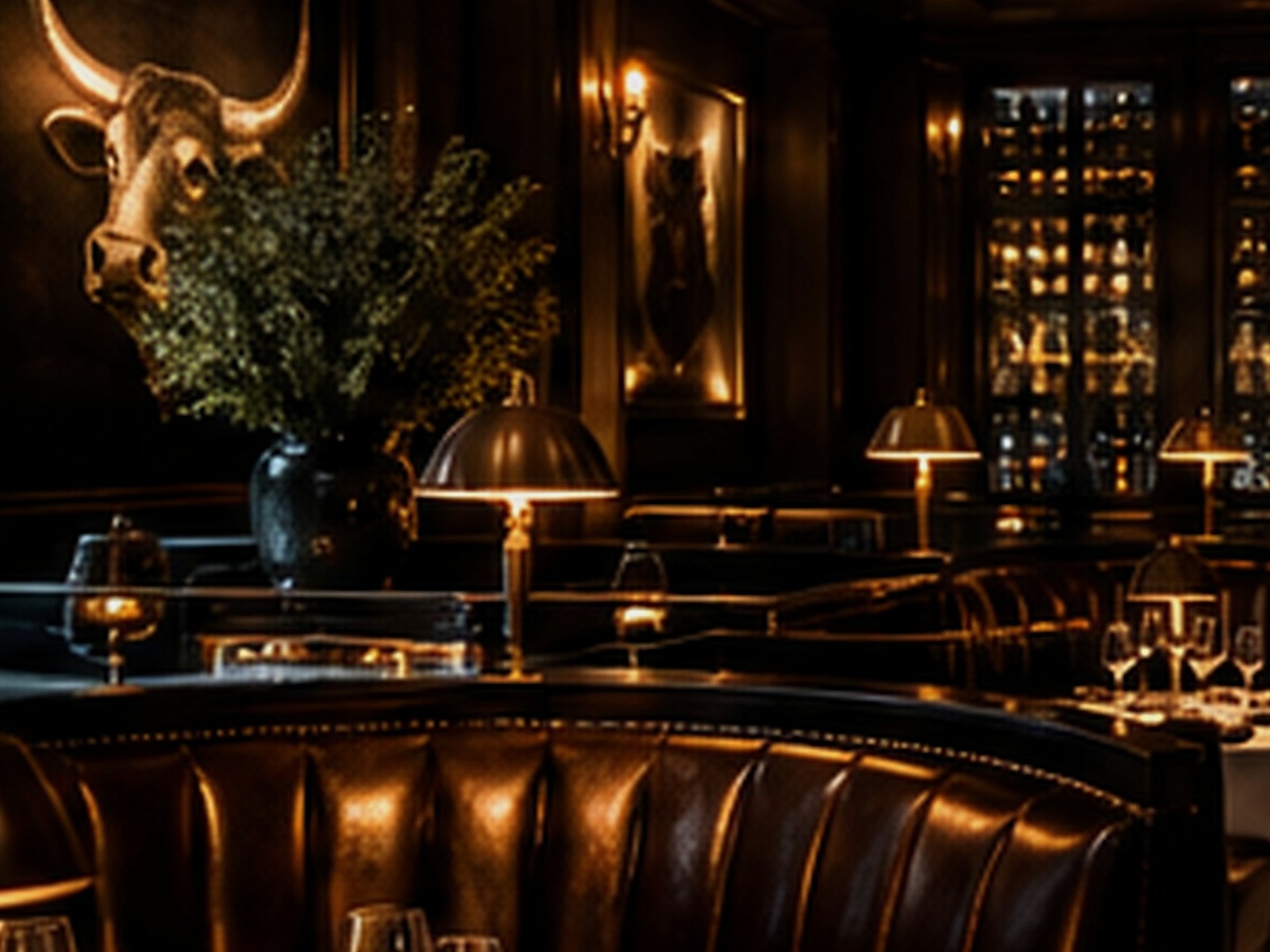 Representative steakhouse interior