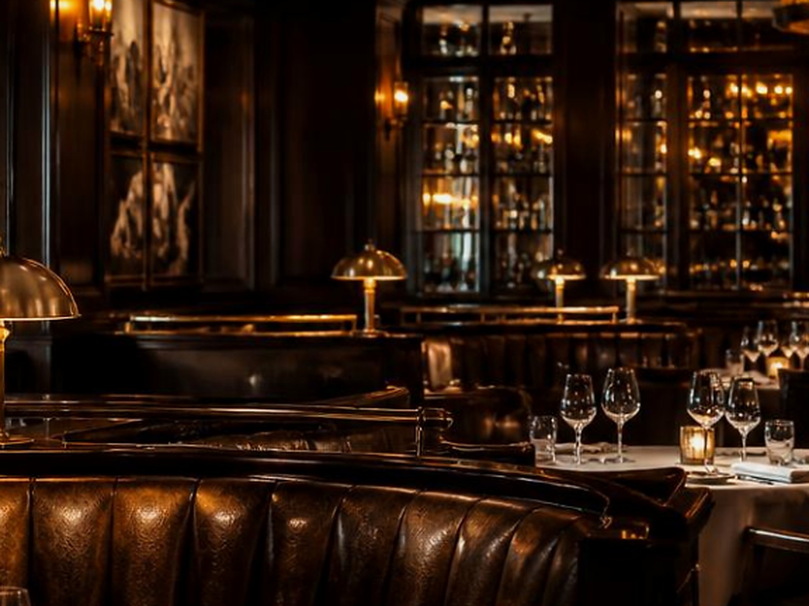 Representative steakhouse interior