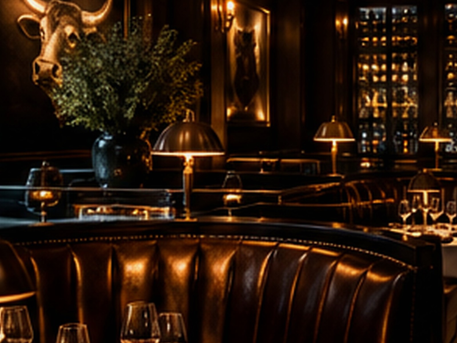 Representative steakhouse interior