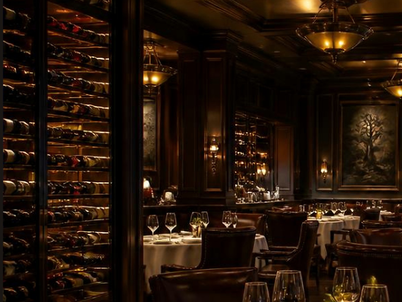 Representative steakhouse interior