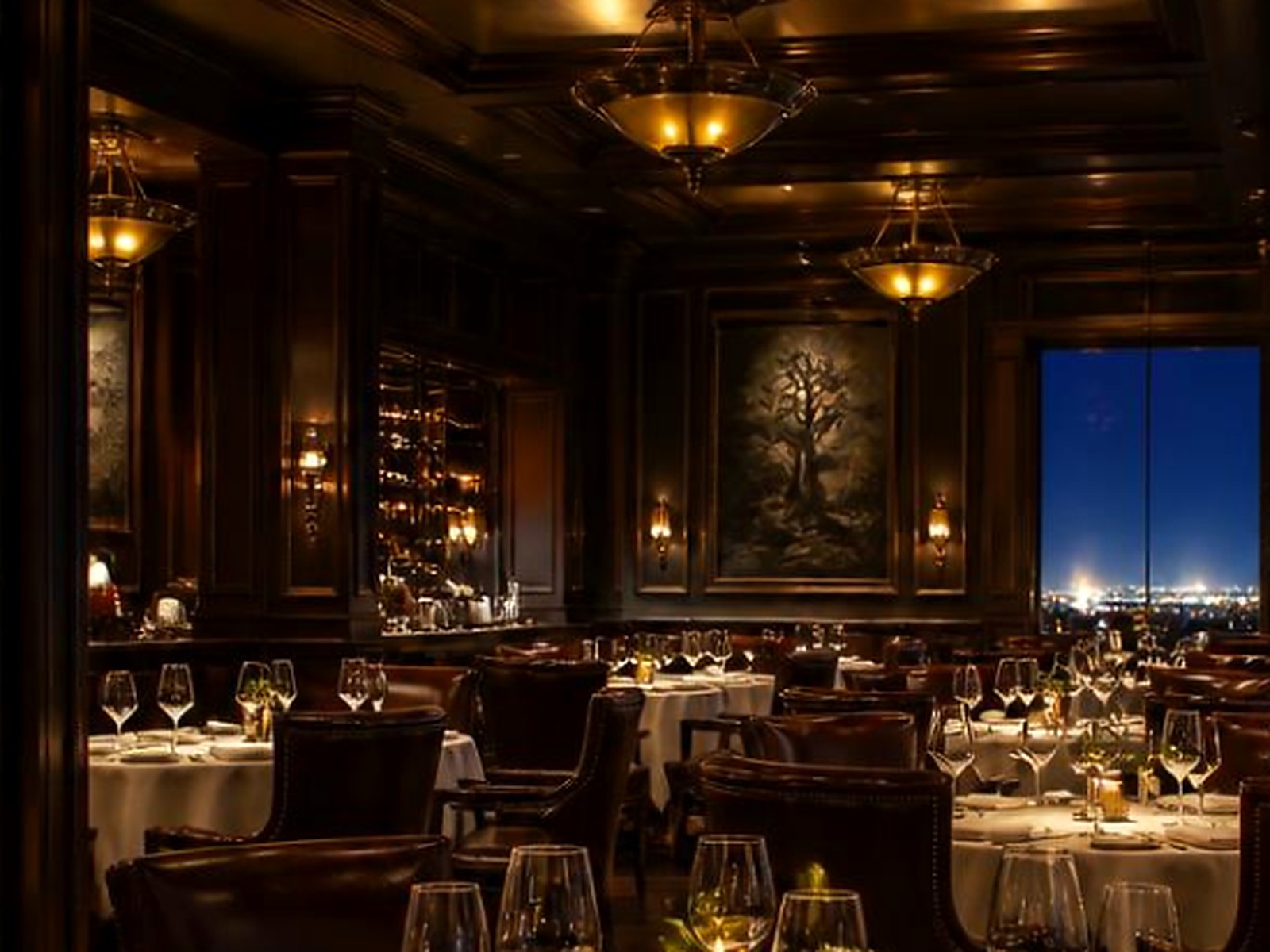 Representative steakhouse interior